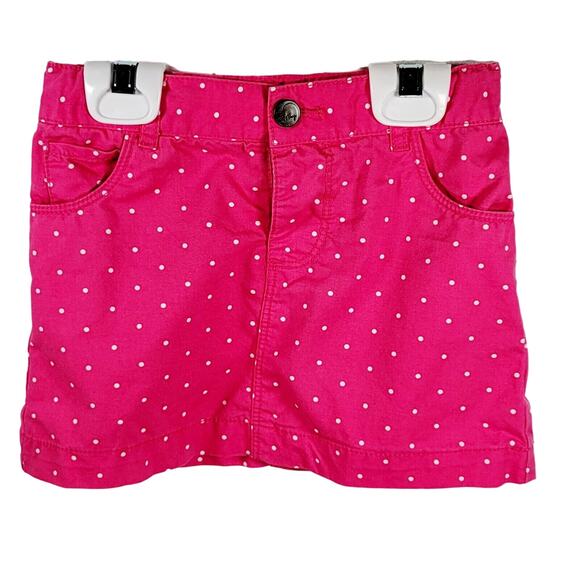 Toddler Outfit Size 3T Watermelon Summer Bright Green Top Pink Polka Dot Skirt - Picture 8 of 11